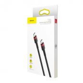 43325 baseus cafule usb c to usb c cable pd 20 60w catklf g91 kabel s vyjena opletka i byrzo zarejdane za ustroistva s usb c port 100 sm cherven 2697151983