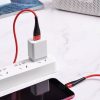 borofone bx32 munificent charging data cable for micro usb interior 1