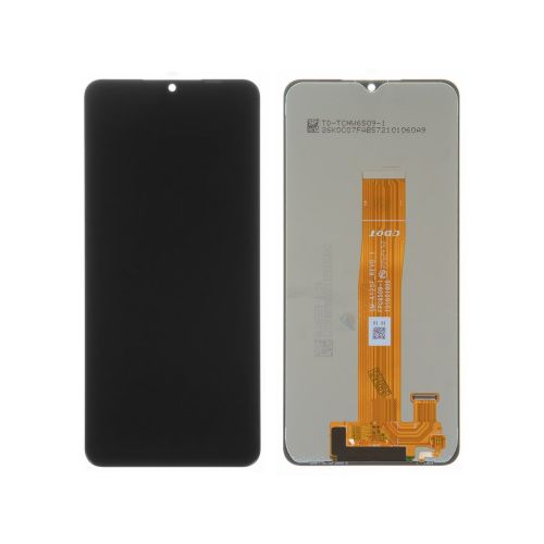 lcd compatible with samsung a125f galaxy a12 black with touchscreen original prc
